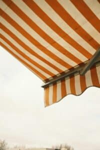 clean rv awning
